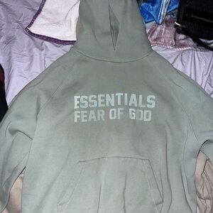 Essentials Sage Green Hoodie